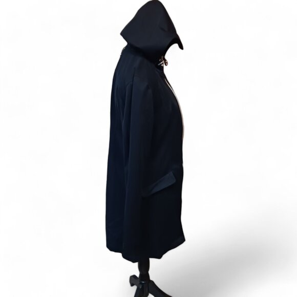 Sunice Black Womens  Softshell Sport Protek Hooded Long Jacket Car Coat Size M - Picture 9 of 16